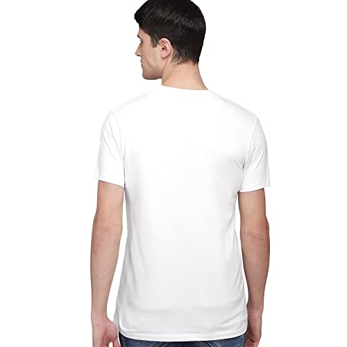 Image of Free Authority House of Dragon Printed Regular Fit White Cotton Men's T-Shirt