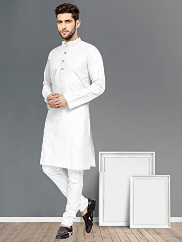 Image of Mens Casual Kurta Payjama Set Cotton