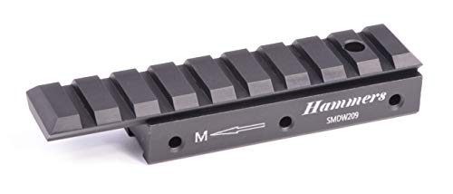 Hammers 22 Air Gun Scope Rail Converter Adapter Riser Mount 3/8 Dovetail To Weaver 20Moa Tilt Built-In #TOP8
