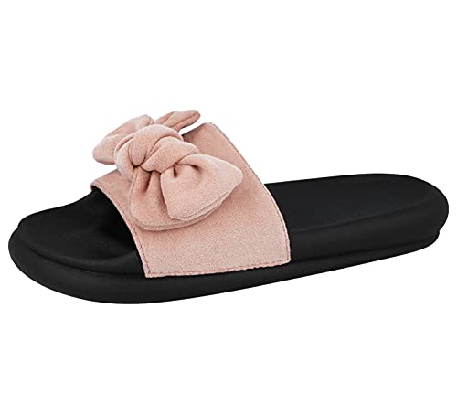 Señoras Suedette Big Bow Sliders Cover