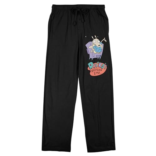 Bioworld Rocko's Modern Life Men's Black Sleep Pants