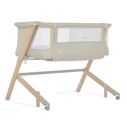 Evolur Stellar Bassinet and Bed Side Sleeper, Beige