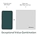 Mp3 Player Case for innioasis G1 G3 4.0 inch, Fotosuncy Slim Fit Soft TPU Matte Cover with Cleaning Cloth Deep Green