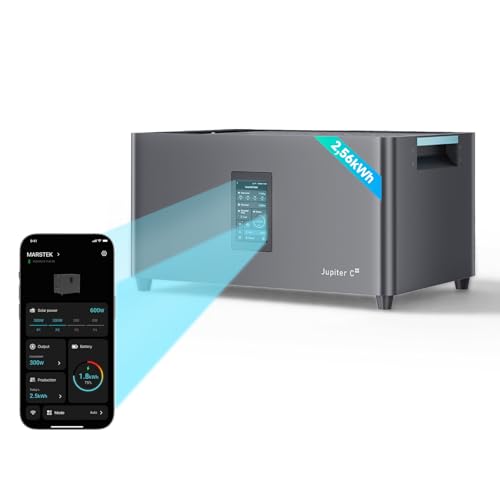 2026 Updated Speicher für Balkonkraftwerk Marstek Jupiter C Plus 0% VAT 2 56kWh LiFePO4 Akku 6000 Ladezyklen 2400W Max. 2400W PV-Eingang & Erweiterbar auf 10 24Wh IP65 Wasserdicht & Staubfest