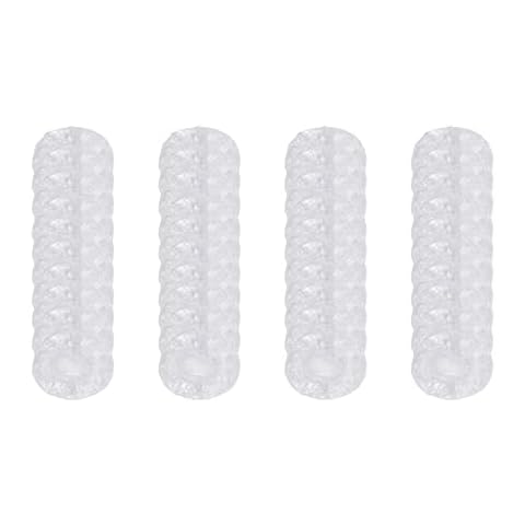 GOUWEIBA 100 pcs Clear Disposable Ear Protectors - Waterproof Ear Cover Caps for Hair Dye Shower Bathing Spa Salon Home Hotel Cover