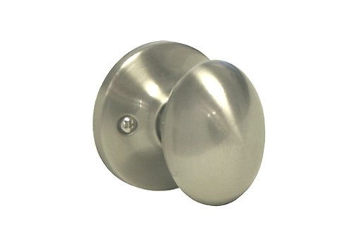 Satin Nickel Dummy Single Closet Door Oval Egg Style Knob Handle 6093DC Satin Nickel Dummy Single Closet Door Oval Egg Style Knob Handle 6093DC