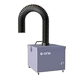 KOONE Solder Fume Extractor - Powerful 120W Suction 240m³/h, Low-Noise, 3-Stage Filtration System for Laser Welding Smoke Absorption and Desktop Soldering