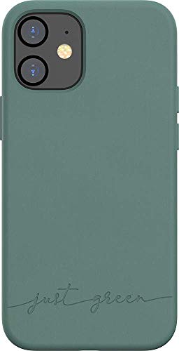 JUST GREEN Biodegradable Green Case for Iphone 12 Mini