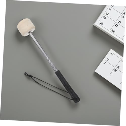 Baquetas Kisangel de acero inoxidable con punta de fieltro, 4 piezas, para bandas de marcha, control de sonido mejorado y comodidad para músicos miniatura 5