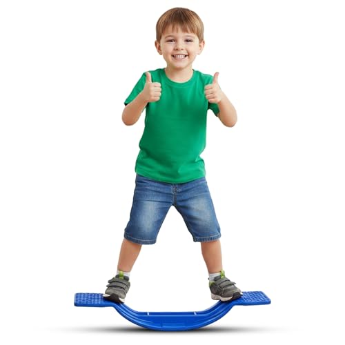 ND Sports Kids Wiggle Walker Balance Board – Fun Outdoor & Indoor Exercise Toy for Balance & Coordination – Durable Plastic, Anti-Slip Foot Pads, Lightweight – Motor Skills Development