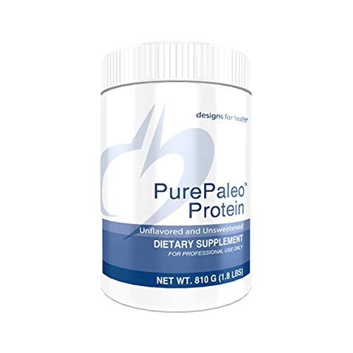 Designs for Health PurePaleo Collagen Protein Powder - Paleo Protein Powder - 21g HydroBEEF Protein with Collagen Peptides + BCAAs - Unflavored - Non GMO and Gluten Free (30 Servings / 810g)