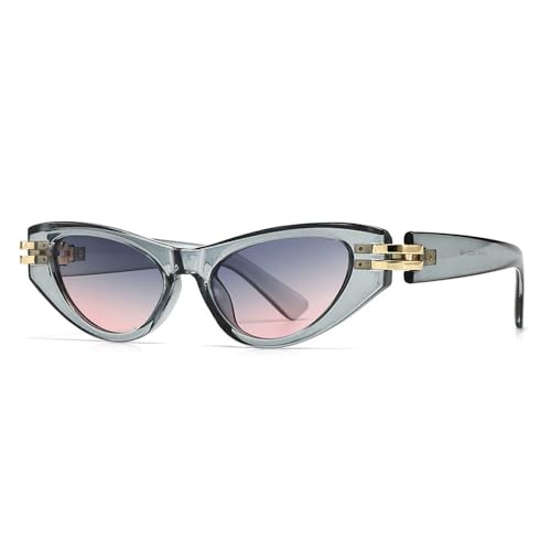 Lunettes de soleil œil de chat vertes contre l'éblouissement