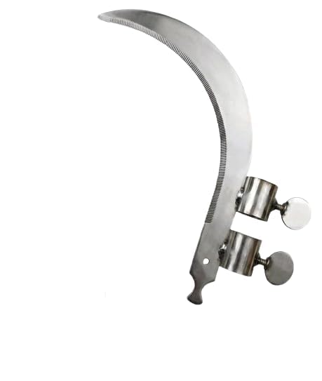 Agricultural Hand Tool for Heavy Duty Harvesting, Farming Gardening Steel Sickle Cutter Coconut Plucker Grass Sickle Cutter Head Tree Branch Cutting, Crop Harvesting-image-16