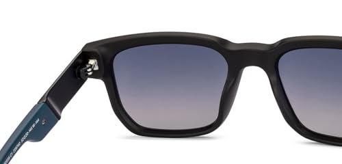 Image of VINCENT CHASE EYEWEAR Polarized and 100% UV Protected | Branded and Stylish Sunglasses | Full Rim Square | Season Essentials | For Men & Women|