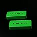 A Pair of P-90 p90 Soap-bar Pickup Covers 50/52mm Pole Spacing,Green