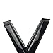 SONTIAN Tape-On Side Window Visor Deflectors Rain Guards for 2020-2023 H-yundai Venue Window Visors Accessories for Cars，Rain Guards Vent Visors Sun Visors, Black 4pcs Wind Vent Visors