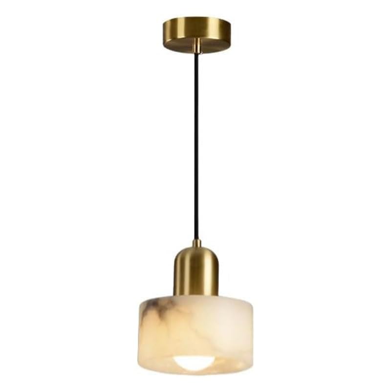 Suspension marbre au style épuré pour illuminer votre chambre et salon