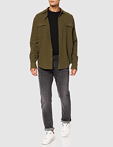 TOM TAILOR Marvin Straight Jeans, Uomo, Grigio