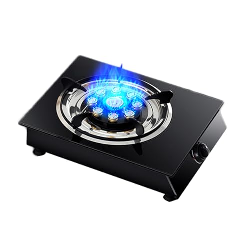 カセットストーブ、ポータブルガスストーブ、最大14330.4BTUシングルバーナーカセットストーブ圧電セラミック点火キャンプクッキングカー旅行自宅およびアパート用 (Color : LPG, Size : Style 3)