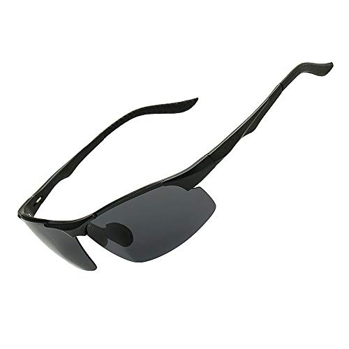 Men's Polarized Sunglasses Sei-Rimless Bike Sunglasses Bicycling Sport Sunglasses Al Mg Metal Frame3