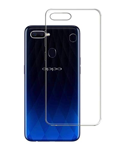 Image of Case Creation Brand - Mobile Cover for Oppo F9 (Soft & Flexible Back Case), Transparent