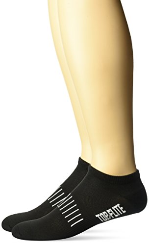 Top Flite Men's Sport Low Cut Socks With Cushioned Heel/toe 2 Pack