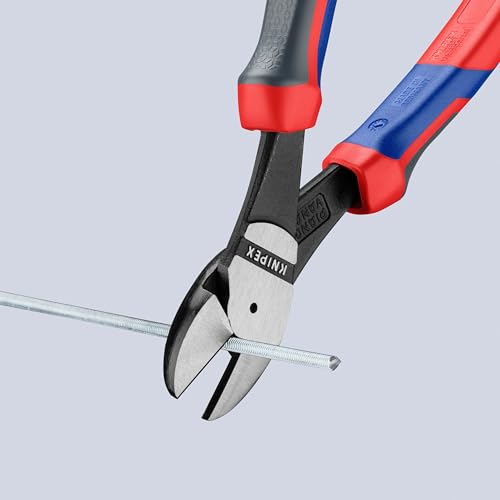 KNIPEX High Leverage Diagonal Cutter with Comfort Handles 200 mm, 74 02 200