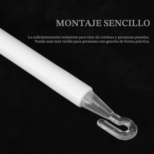 Miniatura 3 de Varilla Extensible De Polipropileno Para Persianas Venecianas Con 5 Ganchos Y Construcción Robusta Para Una Fácil Operación