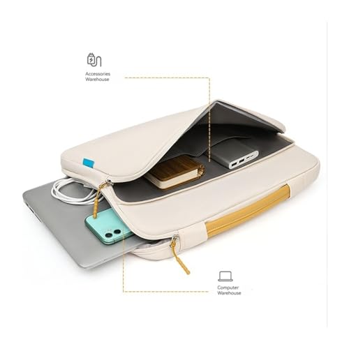 Bolso impermeable para portátil de 14.1 pulgadas con protección anticaídas 5