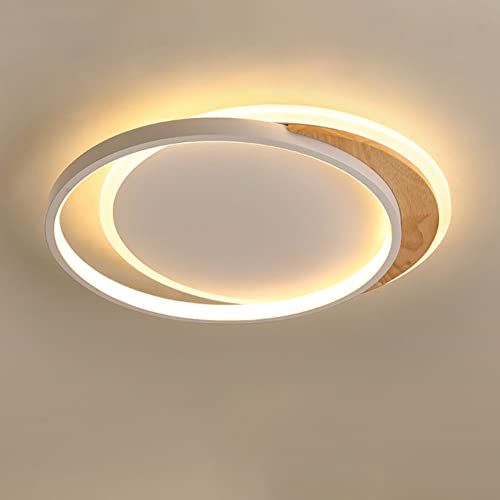 IOPILJKL Luz de Techo Regulable de Tres Colores Luz de Techo LED nórdica Luces de Techo ultrafinas Elegantes Luz de Techo de Hierro Interior Lámpara de Techo Simple Moderna para Dormitorio Hotel Cover