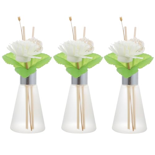 Set de 3 Difusores de Aroma con Botella de Vidrio Abaodam miniatura 1