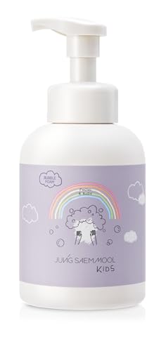 JUNG SAEM MOOL KIDS Mild Bubble Foam Facial & Body | pH Balanced Foaming Cleanser for Sensitive Young Skin | Hypoallergenic, Moisturizing, Sulfate-Free Baby Body Wash