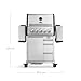 BURNHARD® Gasgrill 3-Brenner inkl. Heckbrenner, mit Gusseisen Grillrost & inkl. stabiler Abdeckhaube, Seitenkochfeld mit Infrarot Keramikbrenner - EARL