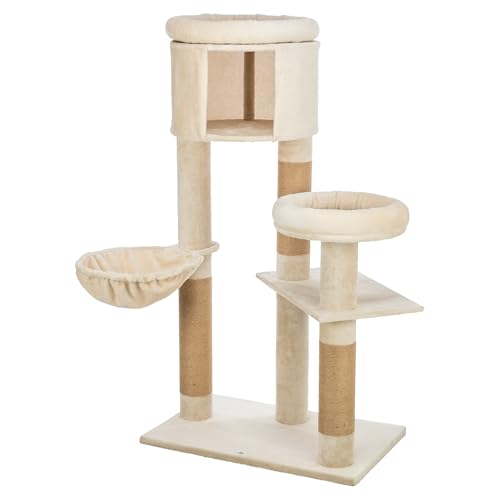 Árbol para gato TRIXIE Aidan 53 pulgadas con cama y rascadores miniatura 1
