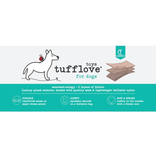 Cupid & Comet Christmas Tufflove Pinguin Hundespielzeug, mittelgroß, Hund