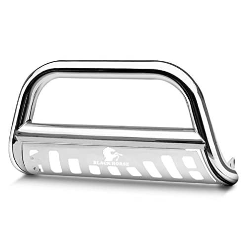Image of Black Horse Bull Bar Skid Plate Stainless Steel Compatible with 2011-2024 Dodge Durango-BBDG700-SP