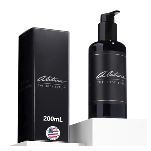 Alitura Naturals Organic Face & Body Lotion Anti-Aging Moisturizer with Olive Oil & Acai Butter Hydrating Cream for Dry Sensitive & Aging Skin For Men & Women 200ml