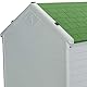 Aqpet Hundehütte aus Kunststoff für den Innen- und Außenbereich, wasserdicht mit erhöhtem Boden, für mittelgroße Hunde 87 x 78 x 81 H, Grün