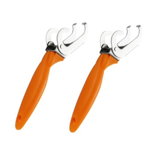 Gatuida 2個 ステンレス製耐熱グリップ取皿器 蒸し器 オーブン 電子レンジ対応 重い皿や鍋の滑り止めクリップ 熱い食器の 持ち運びキッチン