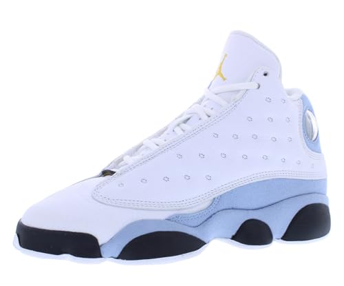 Retro Air Jordan 13 - White, Yellow Ochre, Blue Grey by Nike