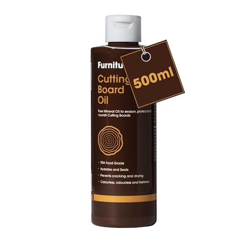 Chopping Board Oil - 500ml - Premium Food Grade Mineral Oil to Protect and Restore Wood Cutting Boards Butcher Blocks and Countertops