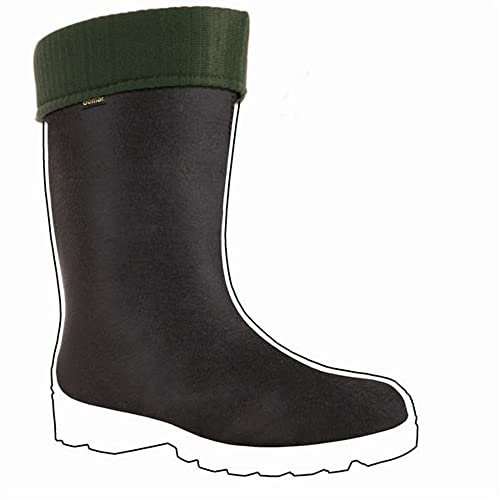 DEMAR. leichte Damen EVA Gummistiefel gefüttert Luna (Grün, 37/38 EU)
