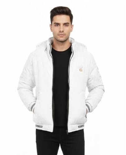 Image of Quark Export Quality Reversible Puffer Jacket in GLD Material best for Winterwear /Hiking /Biking /Camping /Mountaineering /Racing /Climbing /Tracking(Control Temperature up to 3 Degree Celsius.)(3C)