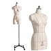 Produktbild Schneiderpuppe Weibliche Kleidungsform Nähen Schaufensterpuppen Torso, Verstellbarer Schneidermacher Manikin Body Model mit Rädern, Spinnbare Schneider Büste für Kleidungsausstellung ( Size : Size -Me