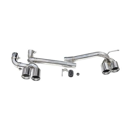 Silencieux pour BMW E92 E93 solution look M3 M4 avec embout d'échappement quad en acier