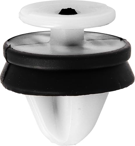 Restagraf Agrafe de Panneau Garniture Intérieure et Porte en Sachet pour Véhicules Renault / Peugeot/ PSA / Citroën / Fiat / Nissan, 8.2mm Poinçon, Lot de 12, Blanc/Noir