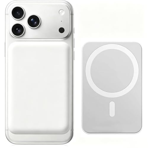 Inalámbrico Power Bank, Magnético Batería Externa 10000mAh para iPhone, Cargador Inalámbrico 20W Cargador Carga Rápida, Bateria Portatil Powerbank para iPhone 17 16 15 14 13 Pro MAX Samsung Android