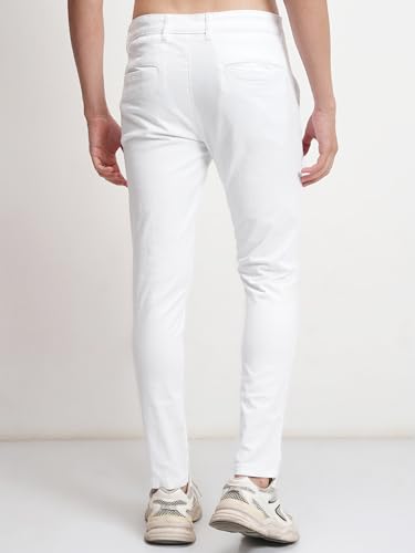 Image of Highlander Men's Slim Fit Formal Trousers | Ankle Length |Smart Trousers for Men | Chino Trousers for Men|Elegant Design | Comfortable Fabric for Daily Work & Formal Occasions