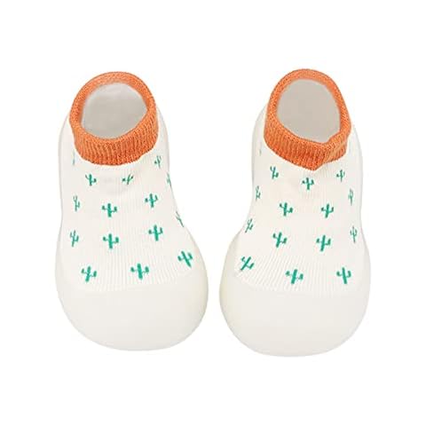 Atmungsaktiv Socken Schuhe Baby Lauf Lernen Kleinkind Schuhe Mädchen Jungen Kinder Schuhe Weicher Boden Krabbelschuhe Antirutsch Lauflernschuhe Indoor Bodensocken Sockenschuhe Cover