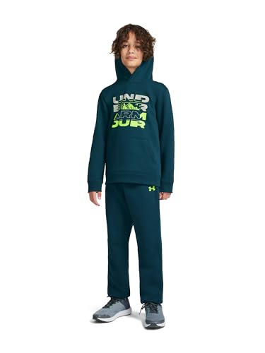 Image of Under Armour Boys 2-Piece Hoodie Sweatshirt and Fleece Pants Set, Outdoor Collection